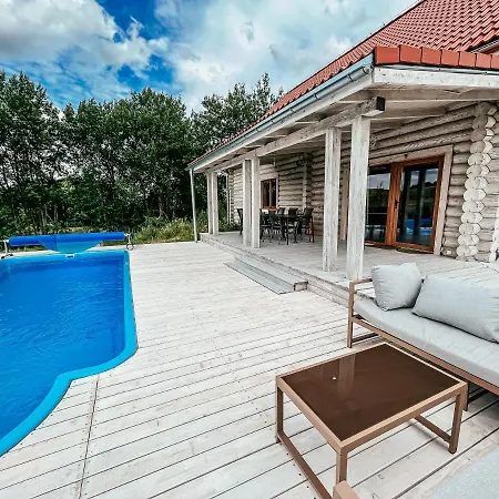 Sielski Dom Z Basenem W Rydzewie Feriehus Rydzewo (Gizycko)